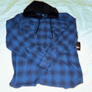 Men’s flannel hoodie